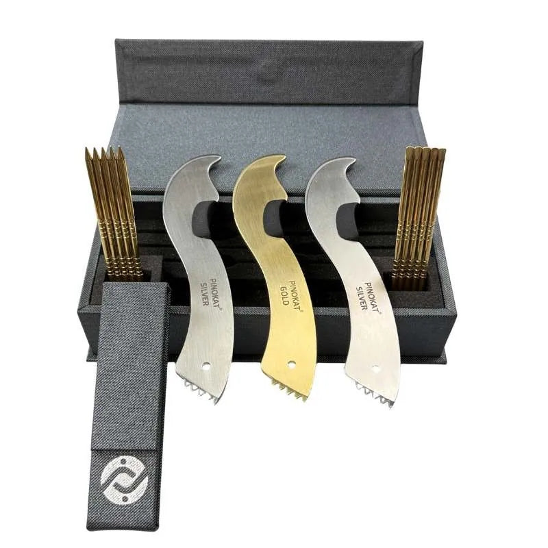 Pinotherapy Tool Set -3 Pinocchios -10 Pins - Pin Case + Case
