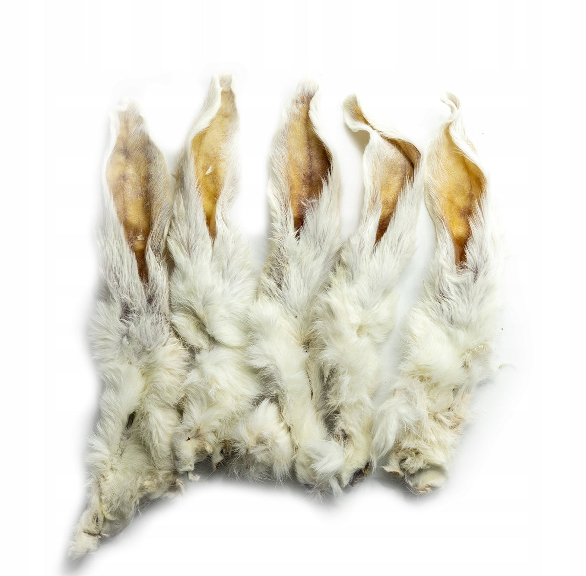 Pinscher natural teether rabbit ears with fur 500g Packaging status original