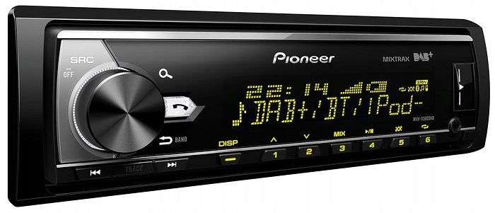 Pioneer MVH-X580DAB Car Radio Bluetooth AUX USB MP3 DAB+ MultiColor EAN (GTIN) 4988028319570