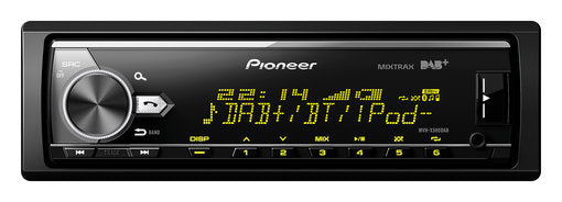 Pioneer MVH-X580DAB Car Radio Bluetooth AUX USB MP3 DAB+ MultiColor