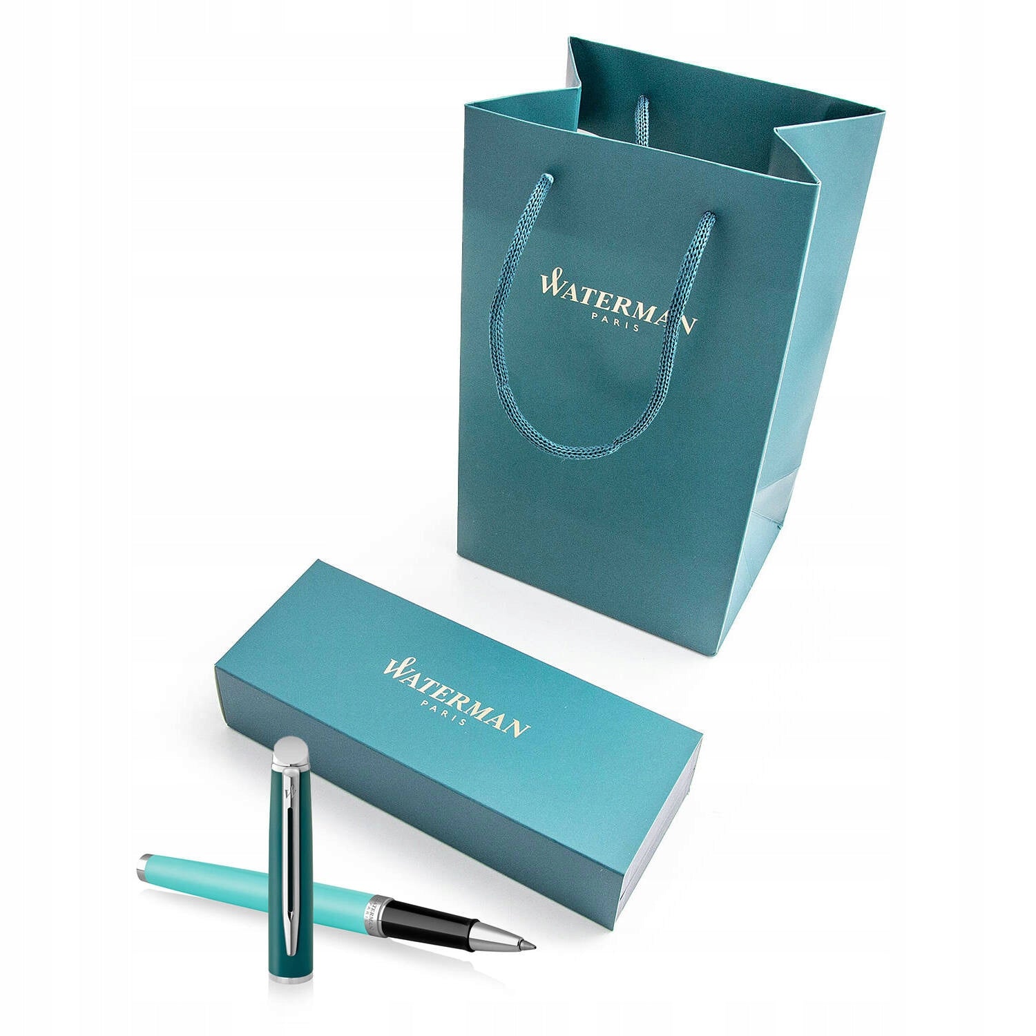 Kugelschreiber mit Kappe Waterman Hémisphère Color-Block, CT, grün, 2190124 