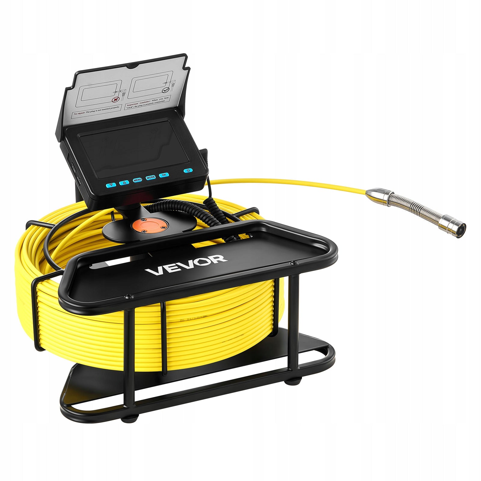 Pipe Inspection Camera 30M Cable Length 10,9CM Screen Waterproof IP68 Manufacturer code JLKGDKSY43YCJT