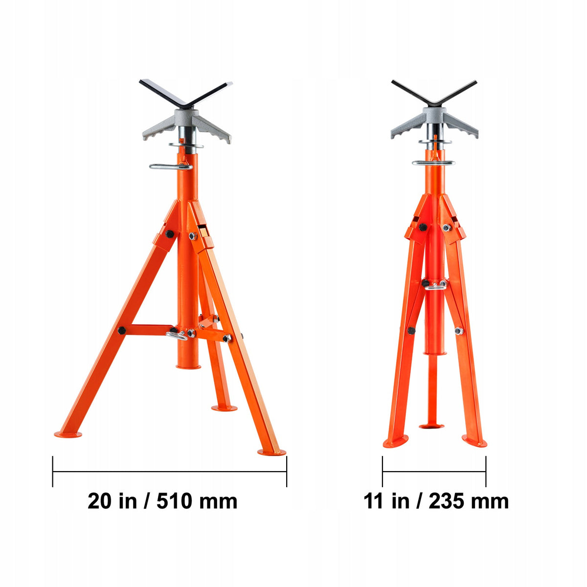 Pipe Lift Stand 1134KG 69-132CM Height Folding For Table Saw Manufacturer code ZXGDZCZGB