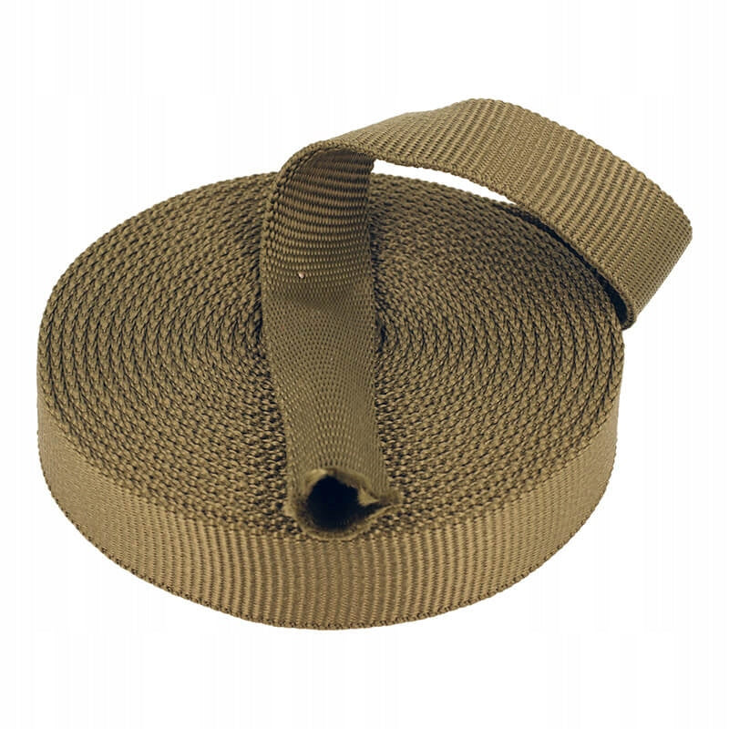Pipe Tape Support 25 mm Polypropylene Olive Khaki Durable 5 m