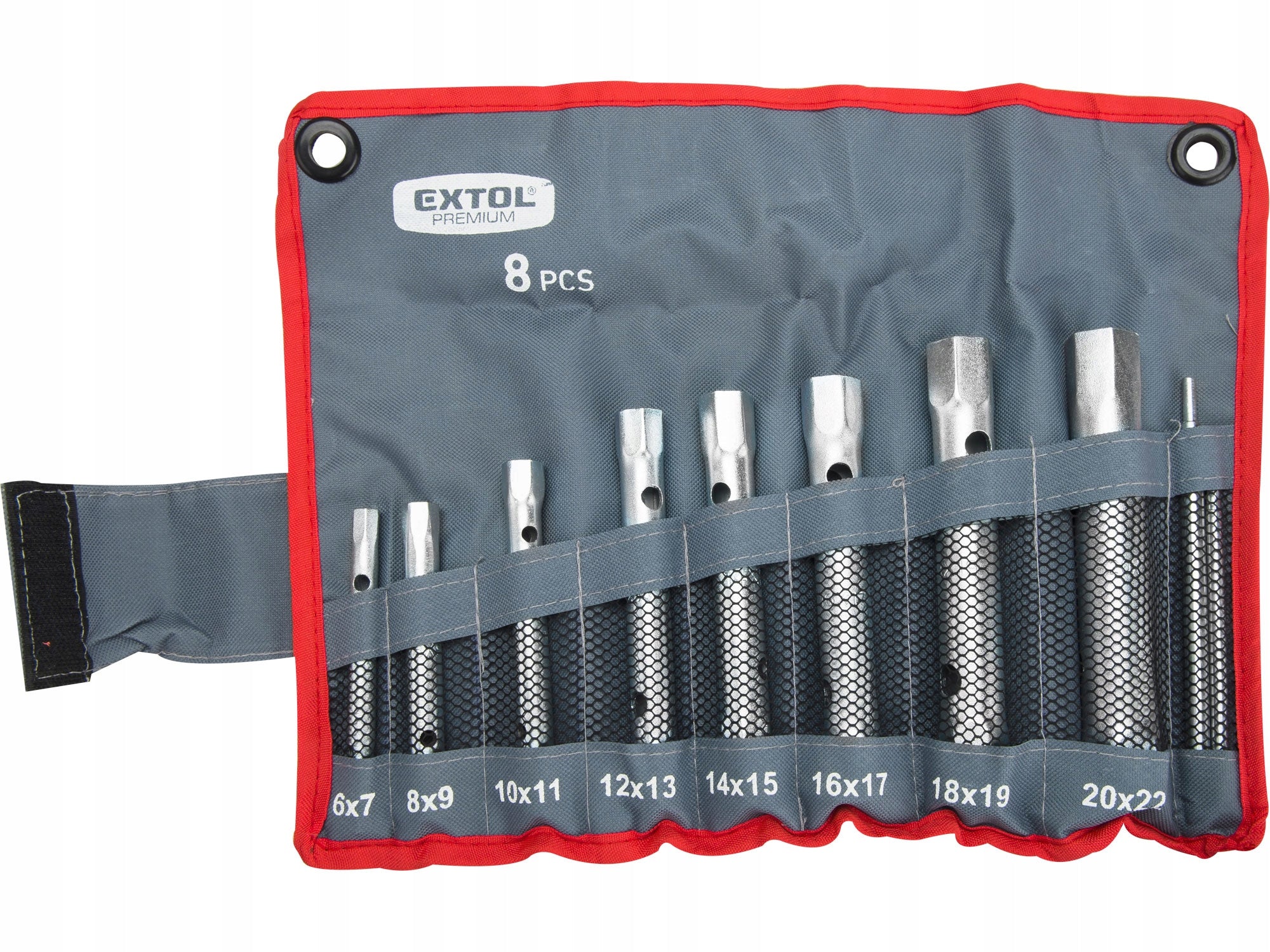 Pipe Wrenches 6-22mm Key Set 8 Pack + CASE +2 Key Holders Manufacturer code 8816370