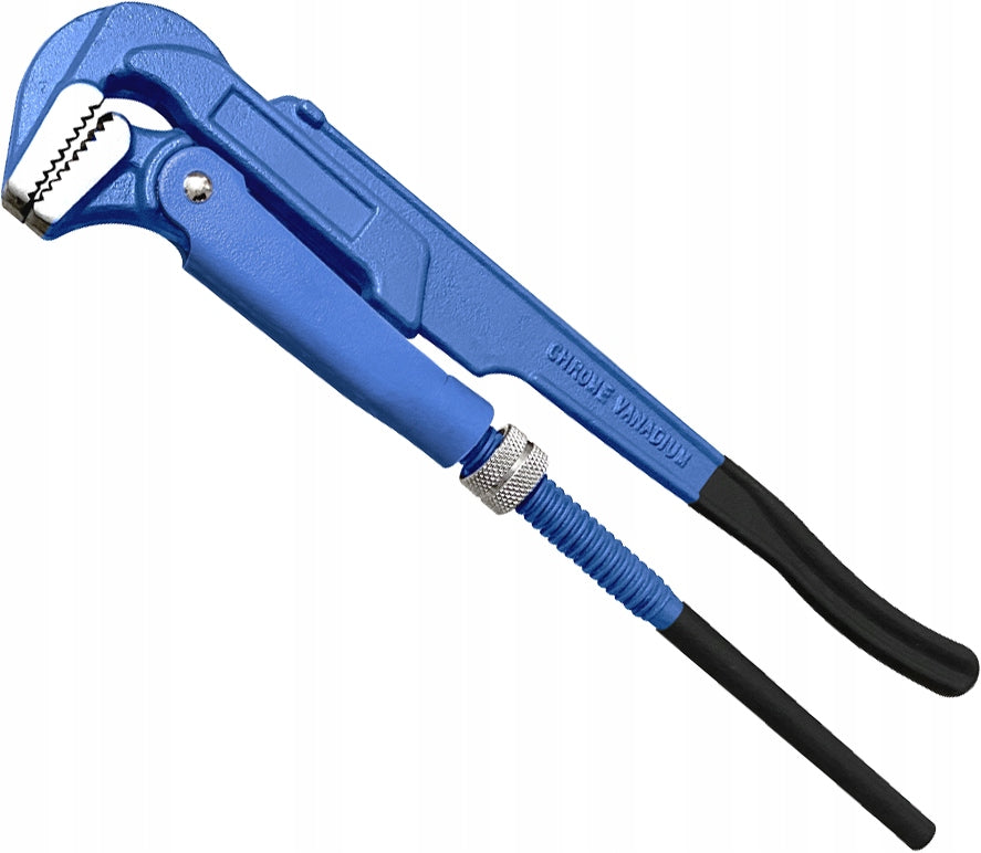 Pipe wrench, 90°, 560 mm / 2", Hoegert Technik