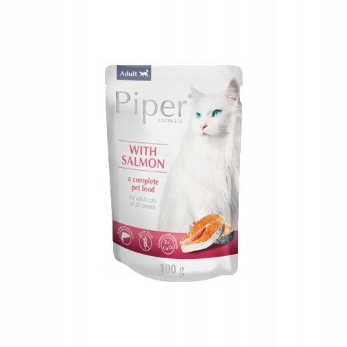 Piper Animals wet cat food with salmon set 10x 100g Manufacturer code 5902921382096