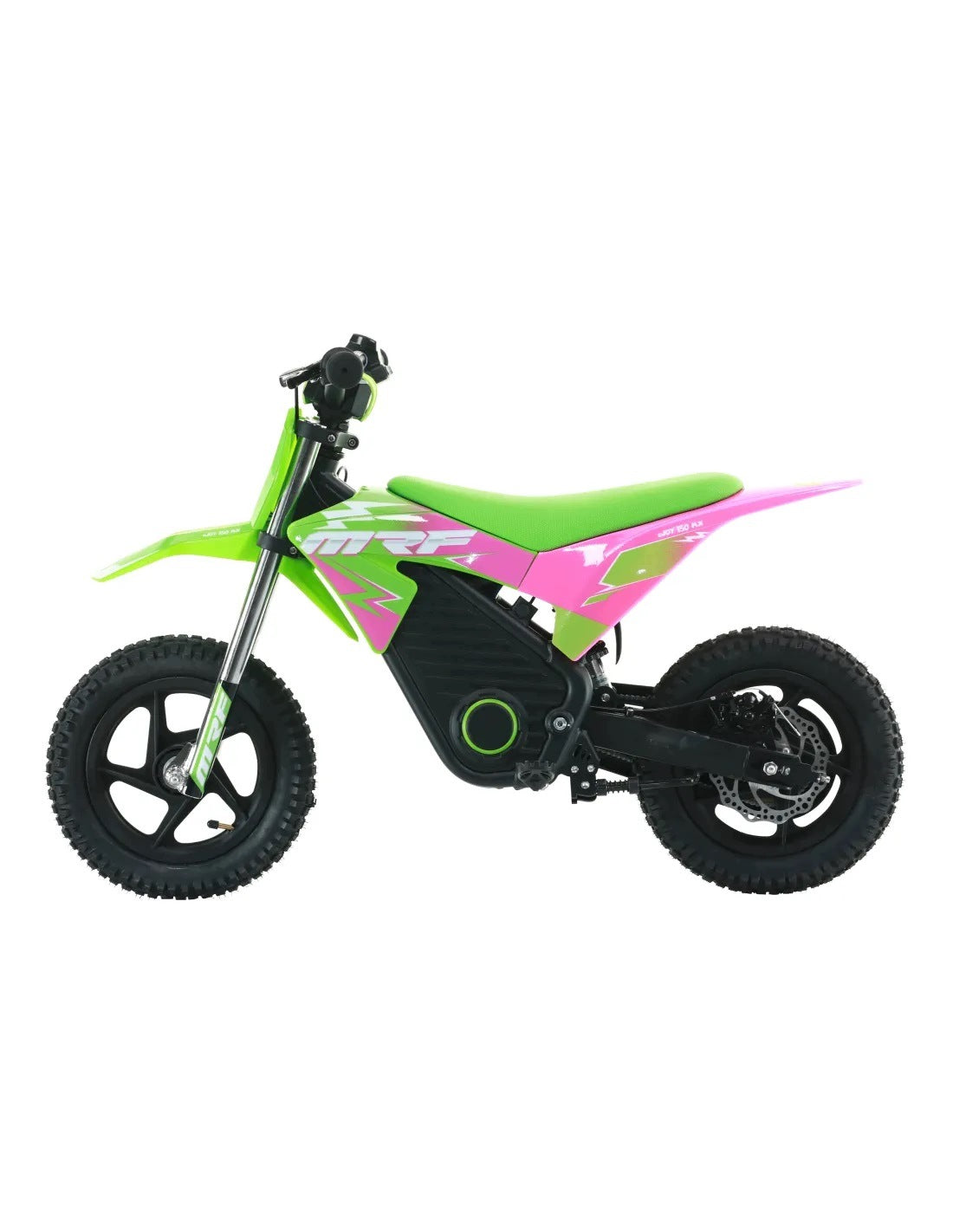 Pitbike MRF eJOY 150 MX green electric children from 4 years Maximum speed 13 km/h