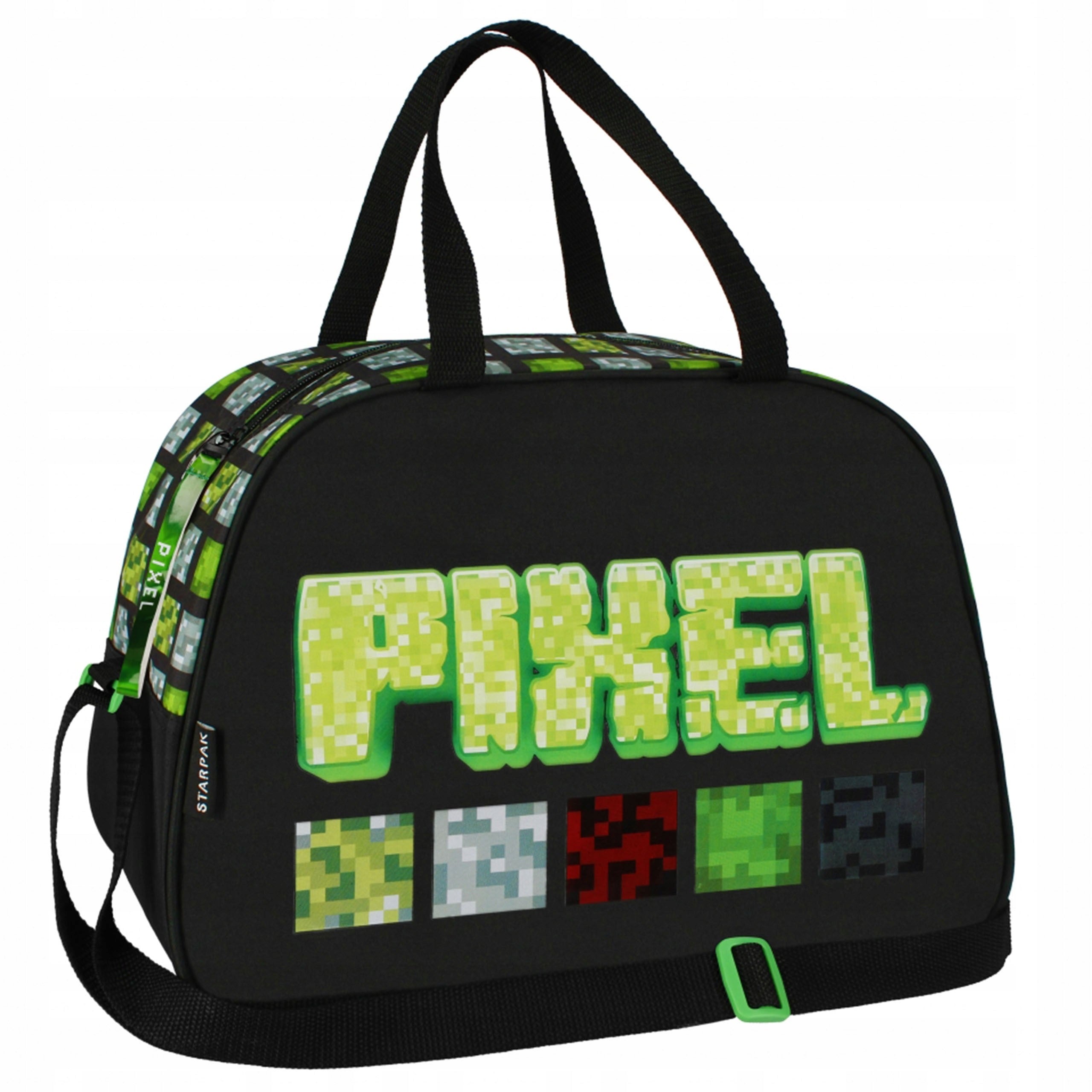 Pixel MINECRAFT roomy gym bag WF travel shoulder bag FOR PLAYER EAN (GTIN) 5906599606041
