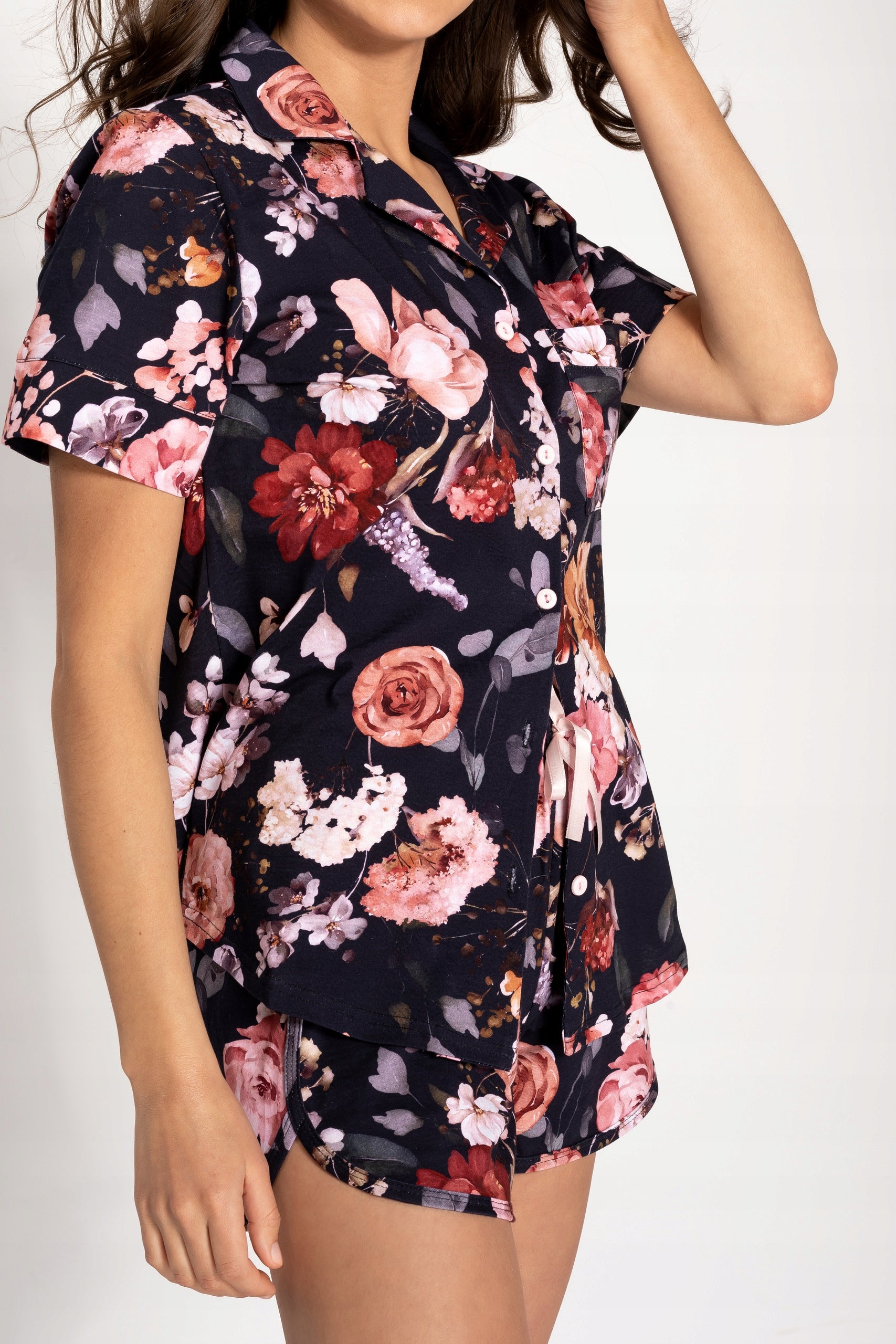 Pyjama für Damen Momenti Per Me Midnight 61581, blau 