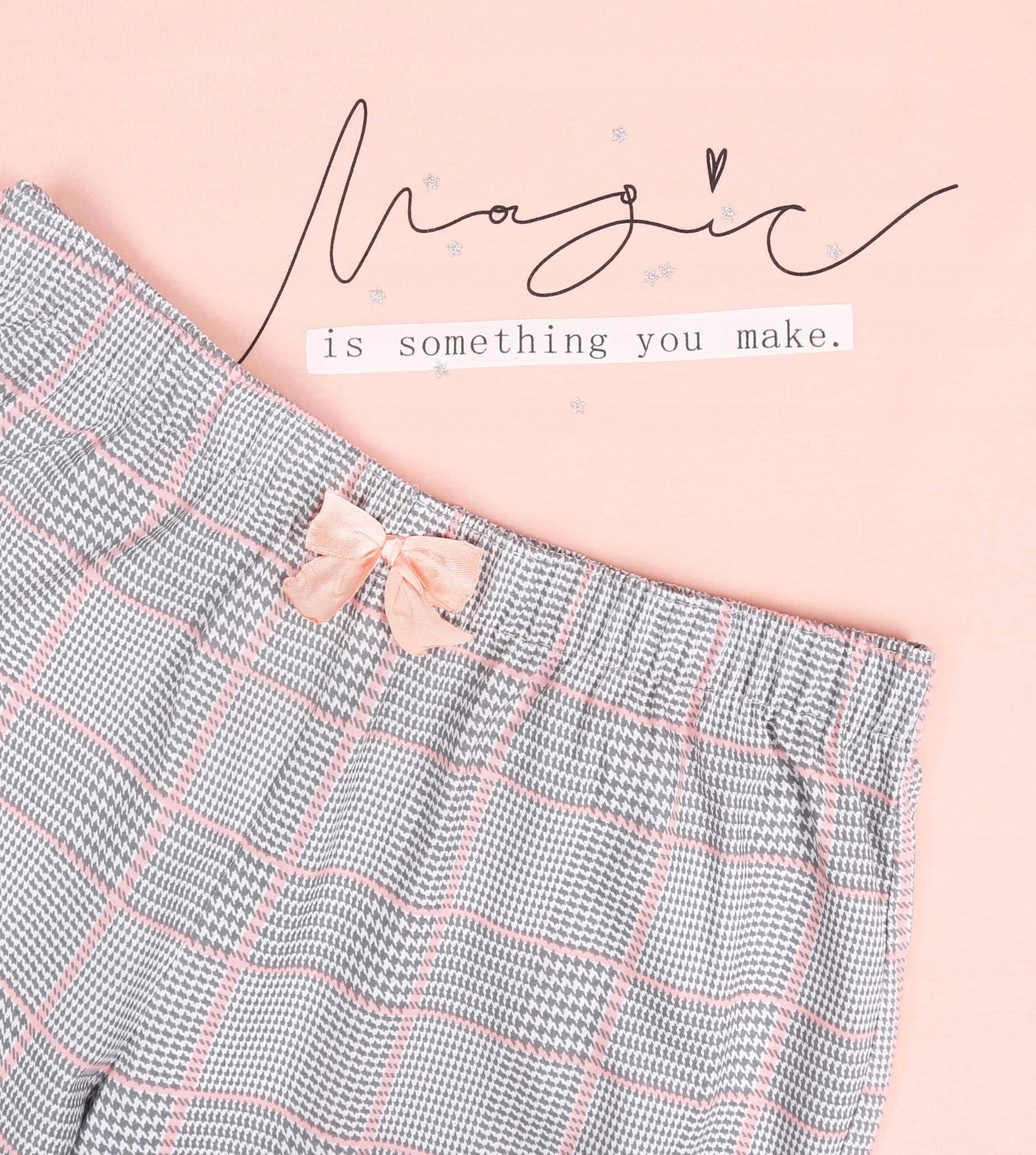 Pyjama für Damen Magic 670/199, grau 