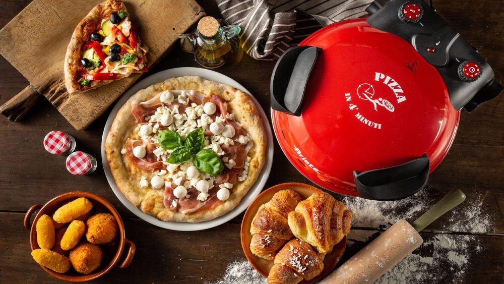 Pizza oven ARIETE 0909 1200W diameter 35 cm Dominant color red