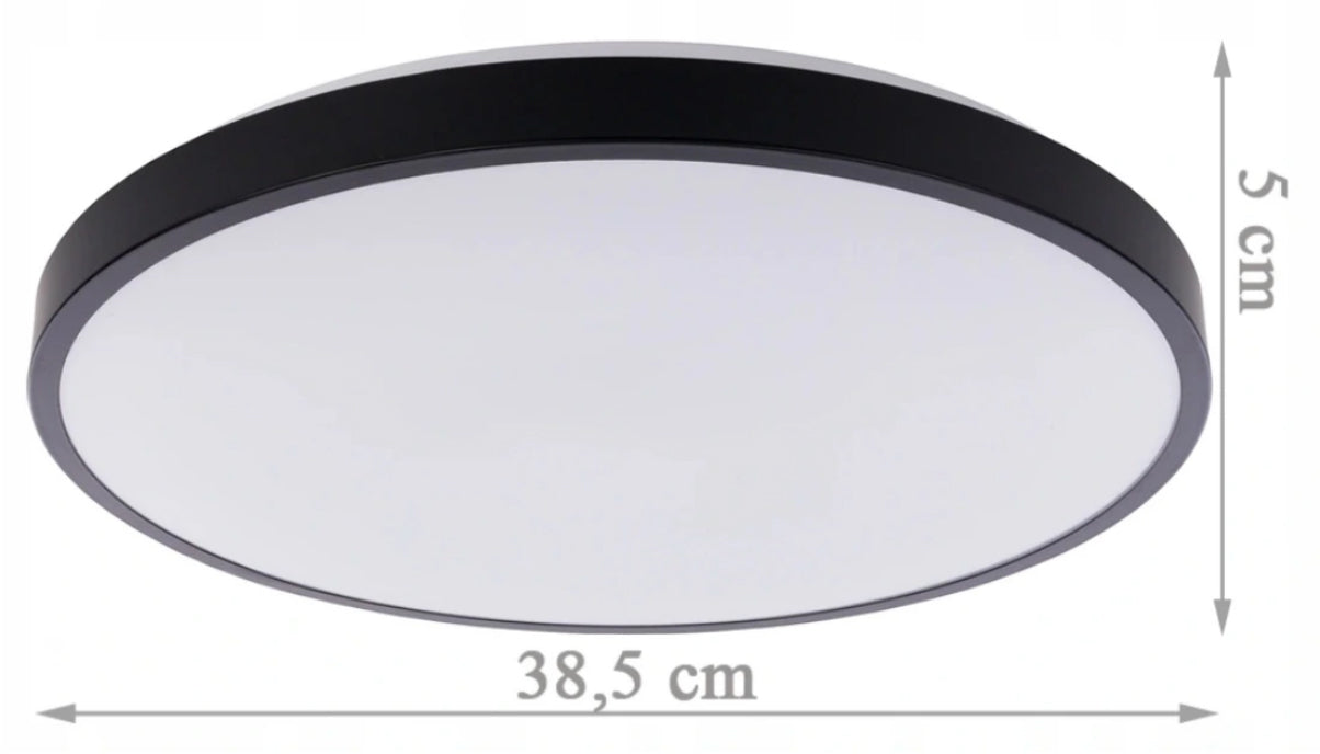 LED-Lampe Nowodvorski Agnes Round 8183, schwarz 