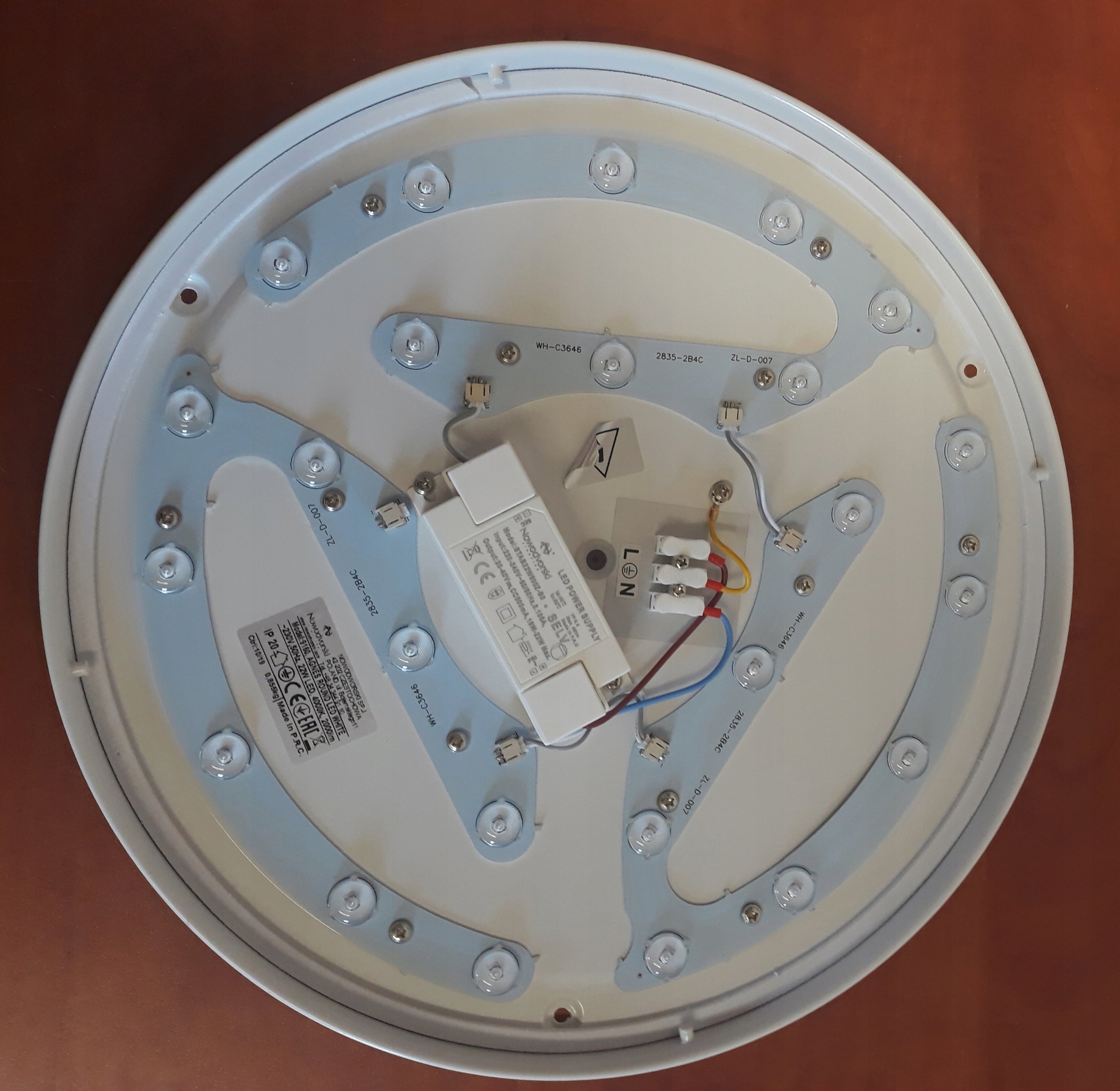 LED-Lampe Nowodvorski Agnes Round 8183, schwarz 