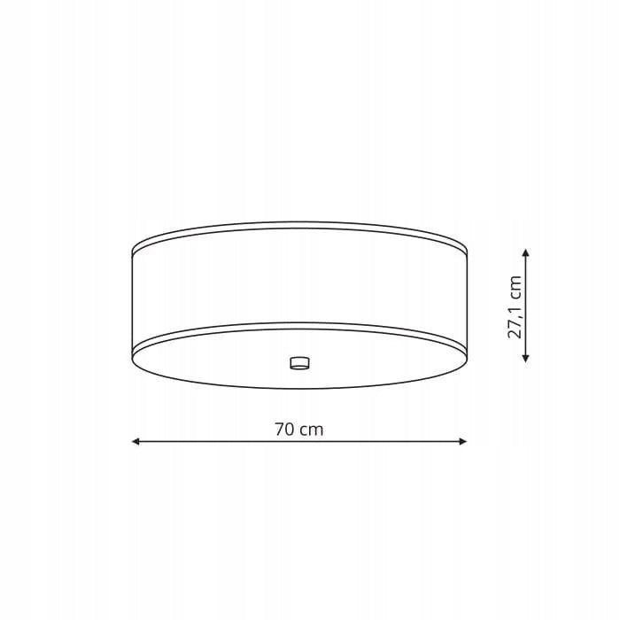 Light Prestige šviestuvas Girona 70 cm grey