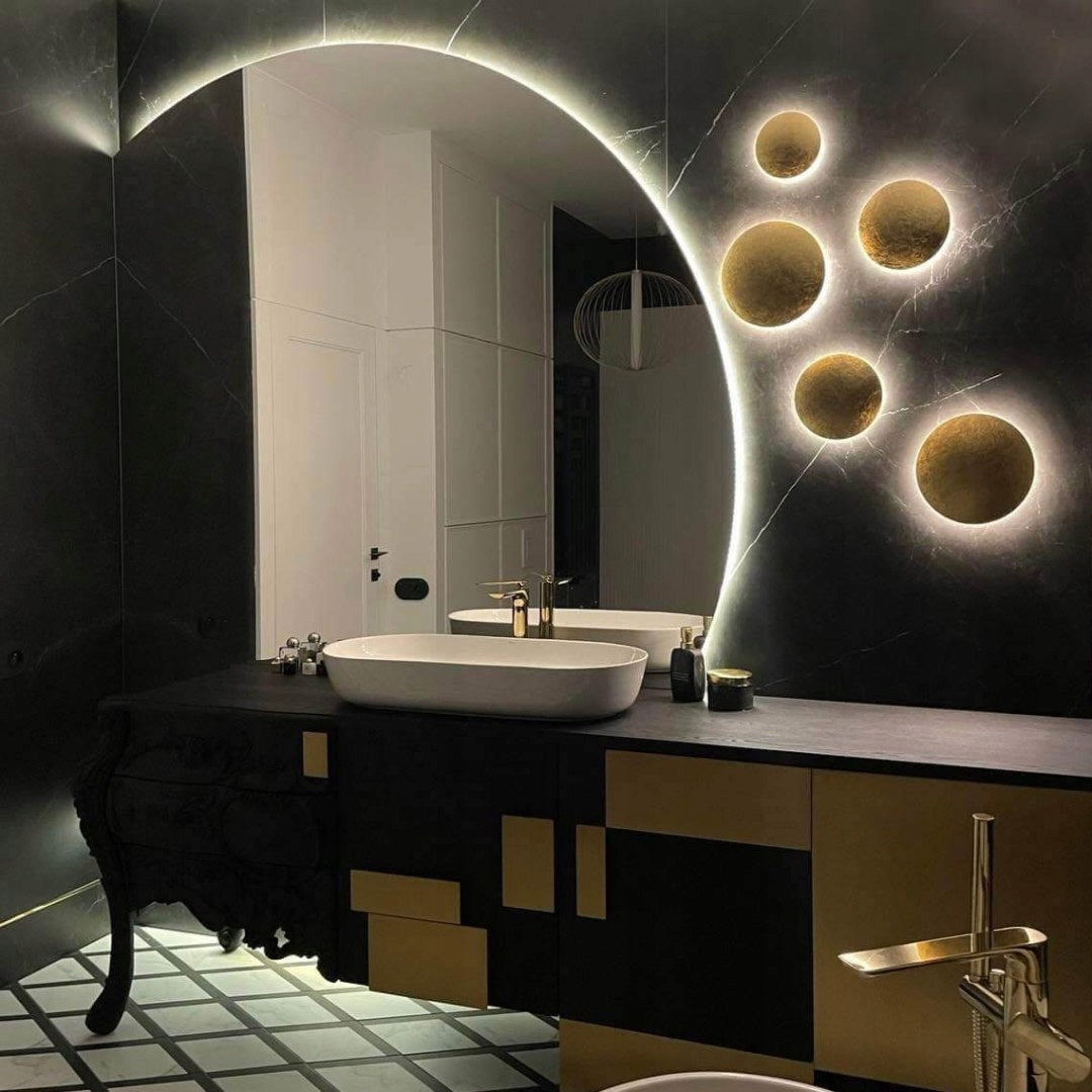 Light Prestige lubinis šviestuvas Platillo Gold