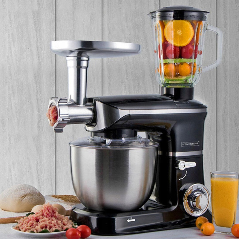 Planetary Food Processor 3in1 Mixer Blender 1900W 6,5L Brand Royalty Line