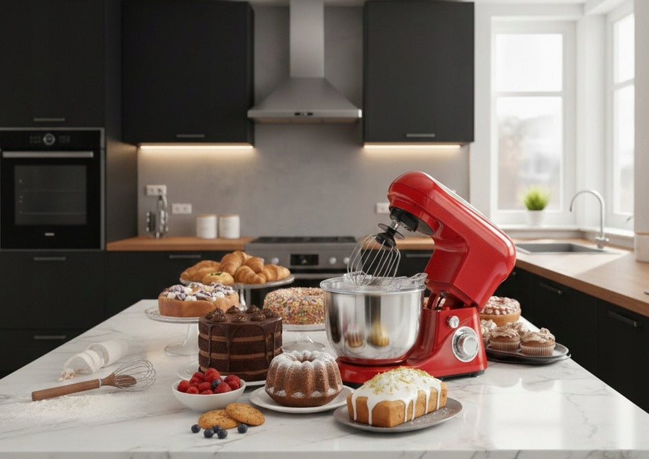 Planetary Food Processor 6,5L 2000W Cream Cake Mixer XXL Strong Manufacturer code cf sm 650 r
