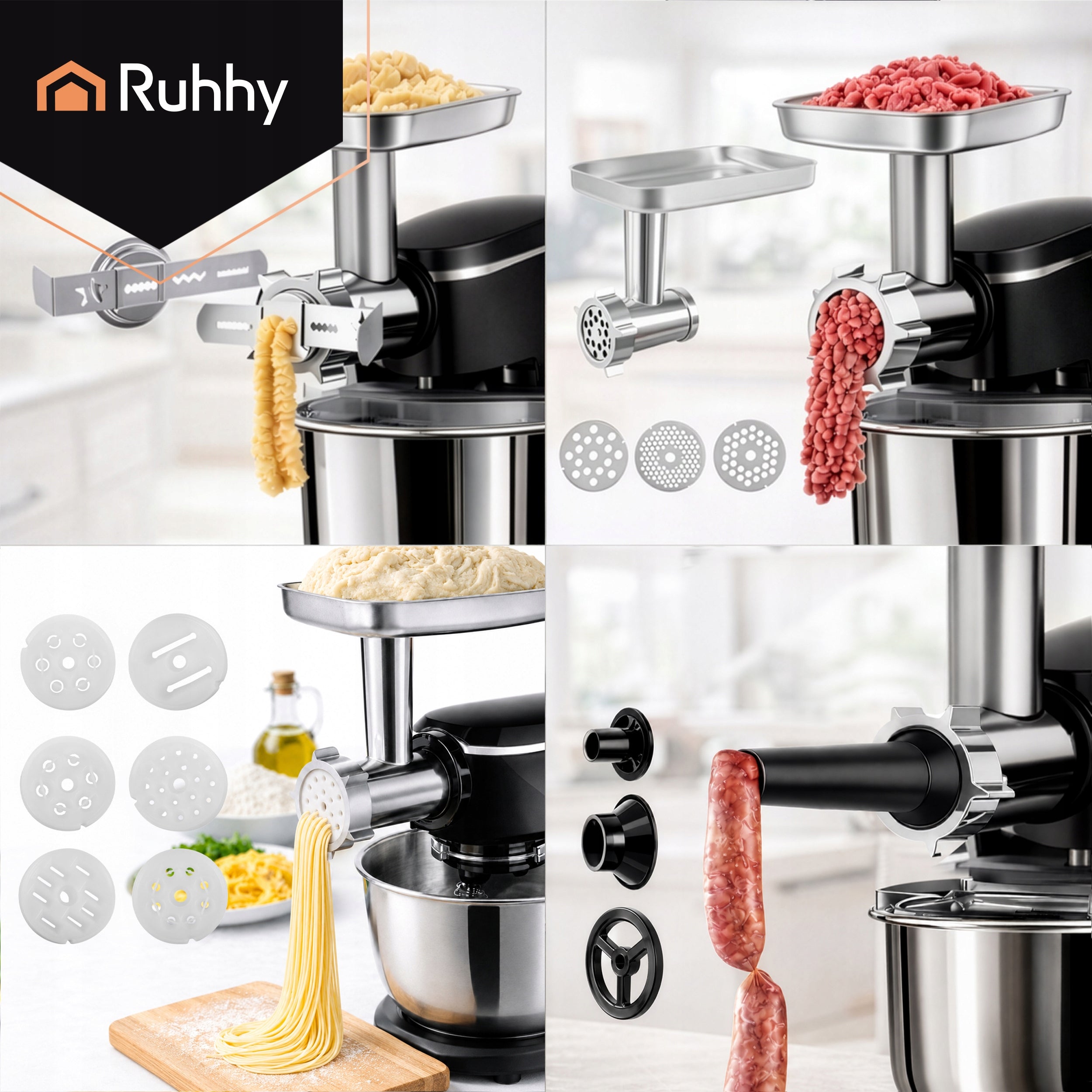 Planetary Food Processor Heated Bowl 6,2L 14in1 Blender Machine Powerful Manufacturer code Robot kuchenny z podg. misą + blender Ruhhy