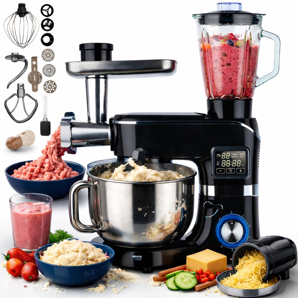 Planetary Food Processor Heated Bowl 6,2L Blender Machine Powerful 14in1 Packaging status original