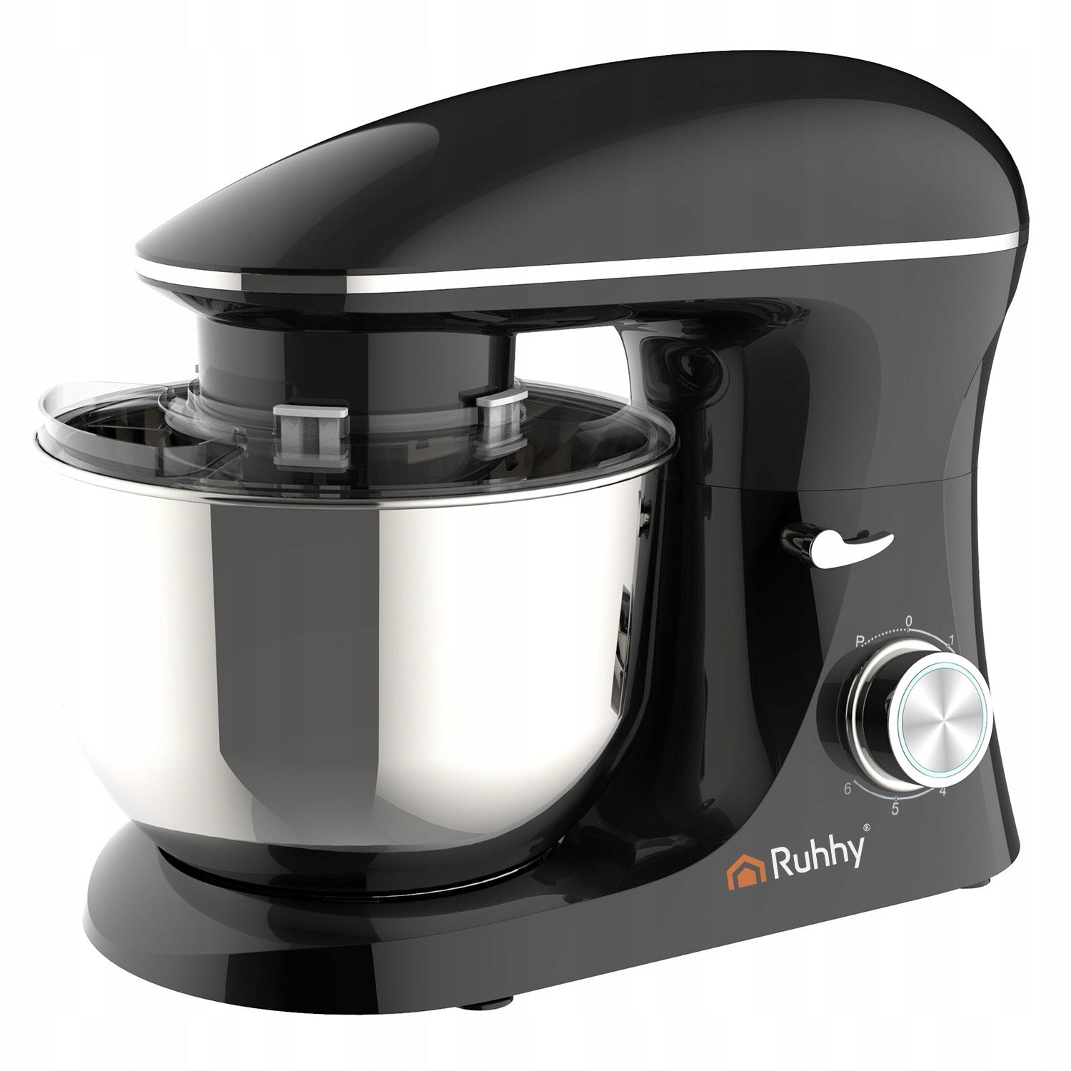 Planetary Food Processor RUHHY 6,2L Multifunctional Mixer for Cake BLACK Brand Ruhhy