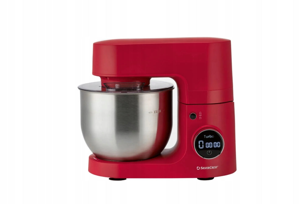 Planetary Food Processor SILVERCREST SKM 600 F1 600W Red Brand SilverCrest