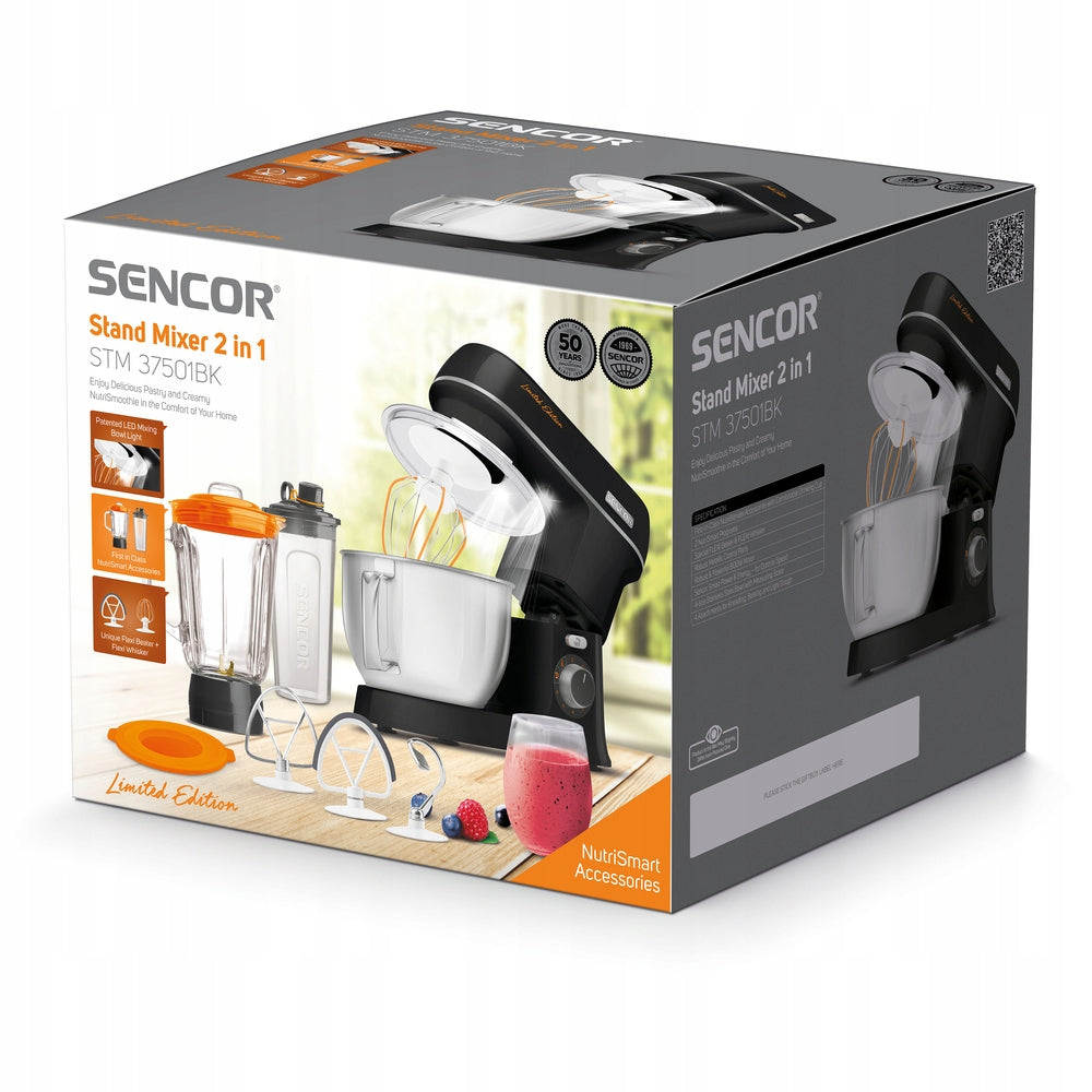 Planetary Food Processor Sencor STM 37501BK 800 W black Manufacturer code 41010167