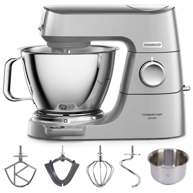 Planetary Food Processor with Kenwood Titanium Chef Baker KVC85.004SI