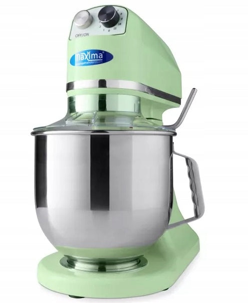 Planetary Mixer 7L for cakes Green MAXIMA 09300153 stainless tips