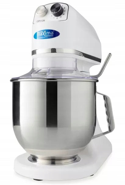 Planetary Mixer 7L for cakes White Robot MAXIMA 09300154 stainless steel tip