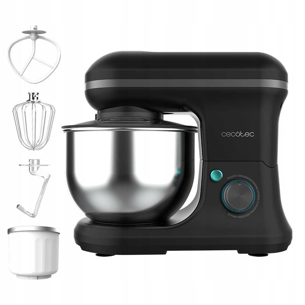 Planetary Mixer Cecotec Cecomixer Merengue 5L 1200 Ice-Cream Black Brand Cecotec