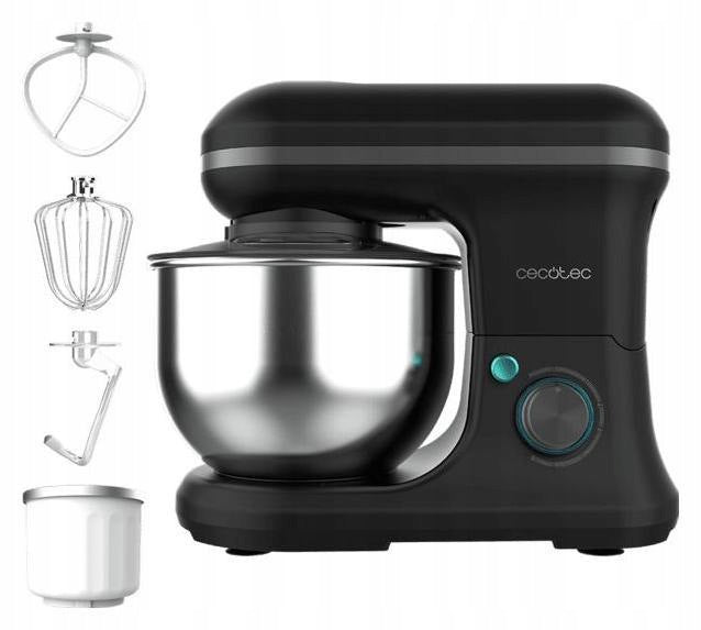 Planetary Mixer Cecotec Cecomixer Merengue 5L 1200 Ice-Cream Black Packaging status original