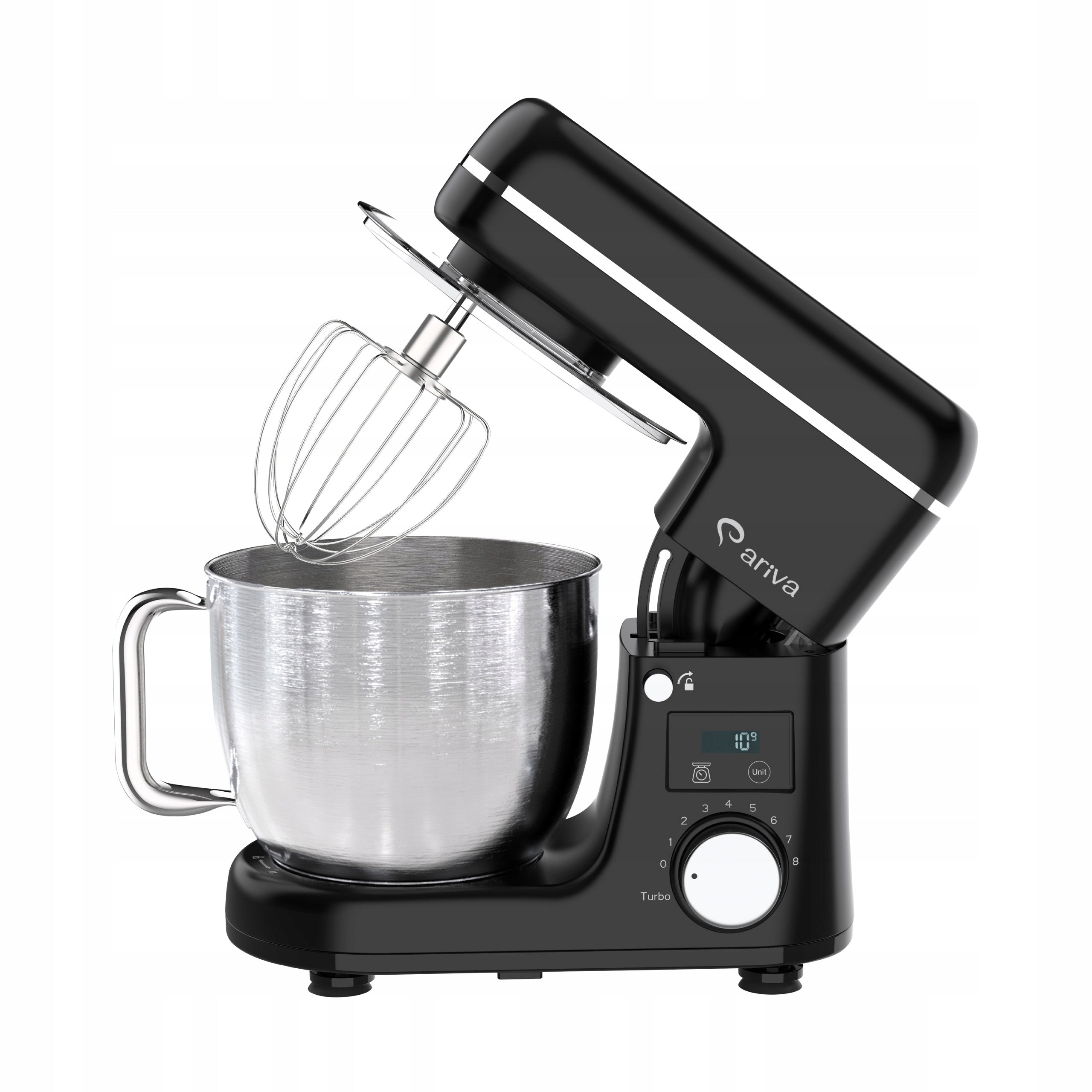 Planetary Robot ARIVA 1500W Bowl 5L Built-in LED Weight + 3 Tips Manufacturer code ARIVA-1500W