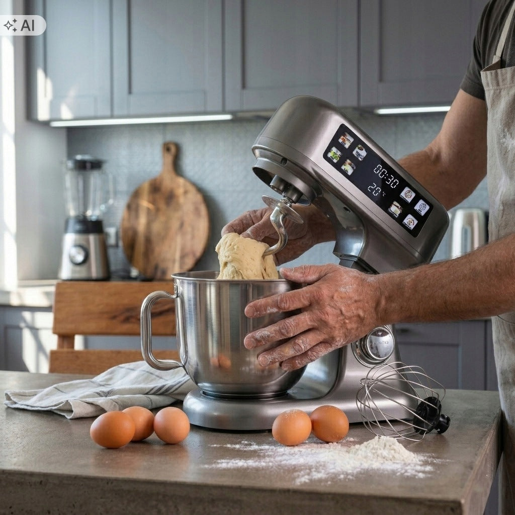 Planetary Robot Kitchen Mixer 6 L LED Panel Fermentation 2000 W Silver Manufacturer code BT-70264254