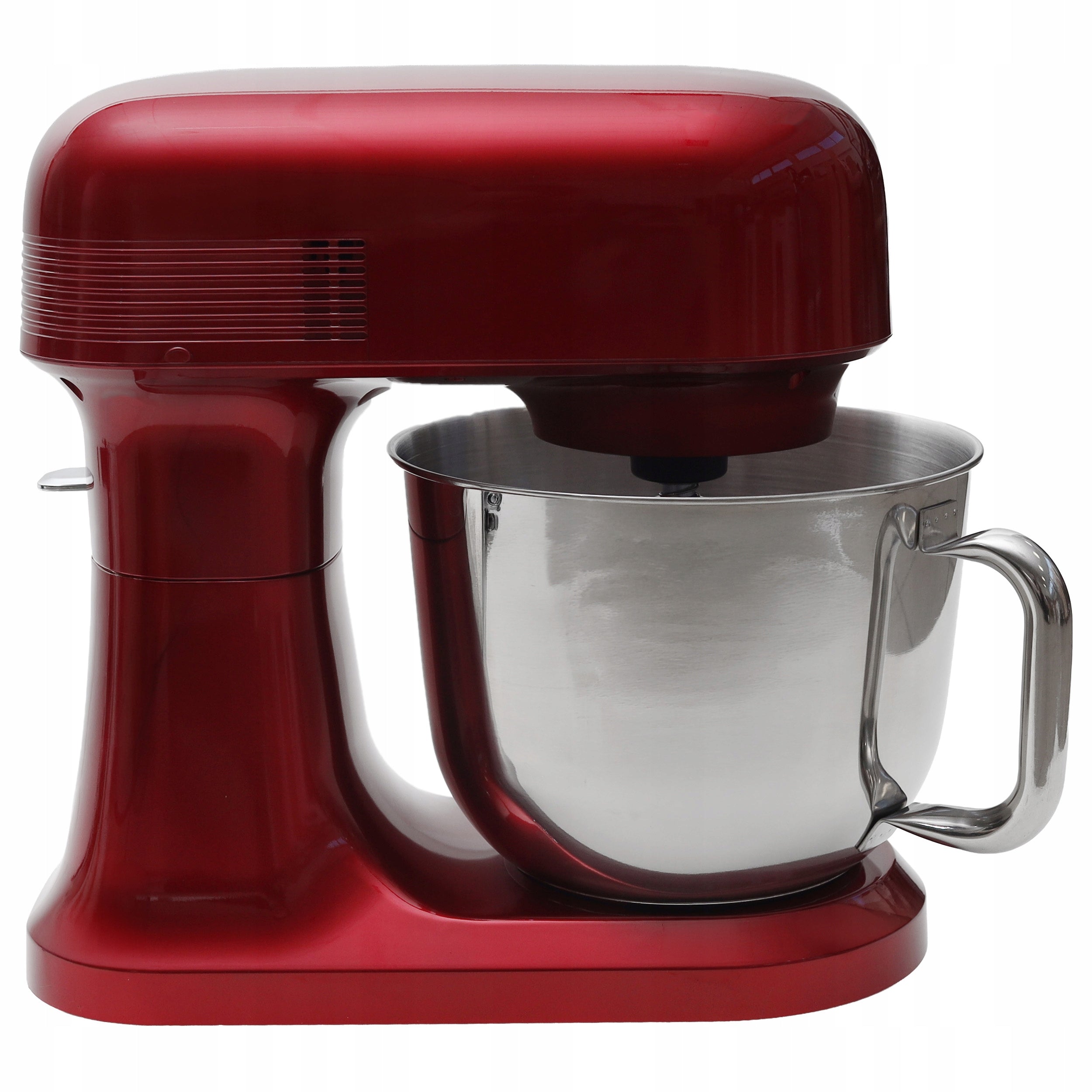 Planetary Robot Kitchen Mixer Bowl 5l 1500W Silicone Spatula Red Packaging status original