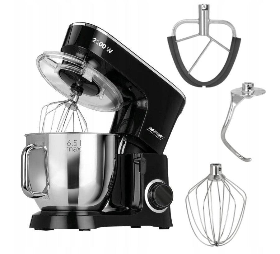 Planetary Robot MPM MRK-19 Multifunction Mixer with Bowl 6,5L 2200W Black