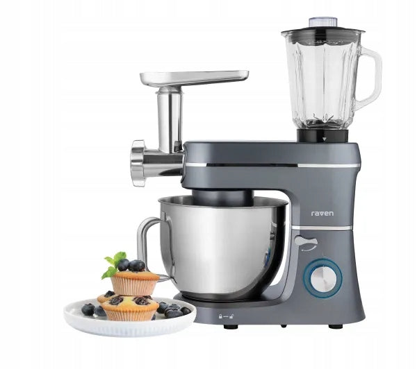 Planetary Robot Raven ERW006 Meat Grinding Blender Cake 2 Bowls 1400W
