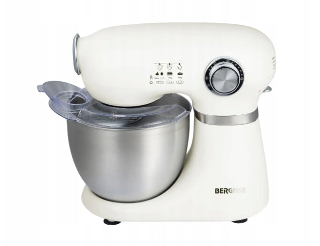 Planetary food processor 1000 W BERGNER RETRO, cream bowl capacity 5 l Dominant color beige