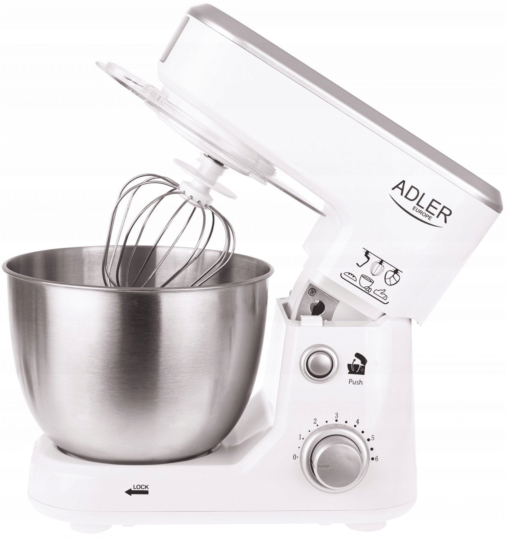 Planetary food processor ADLER AD 4216 1000W Power rating 1000 W
