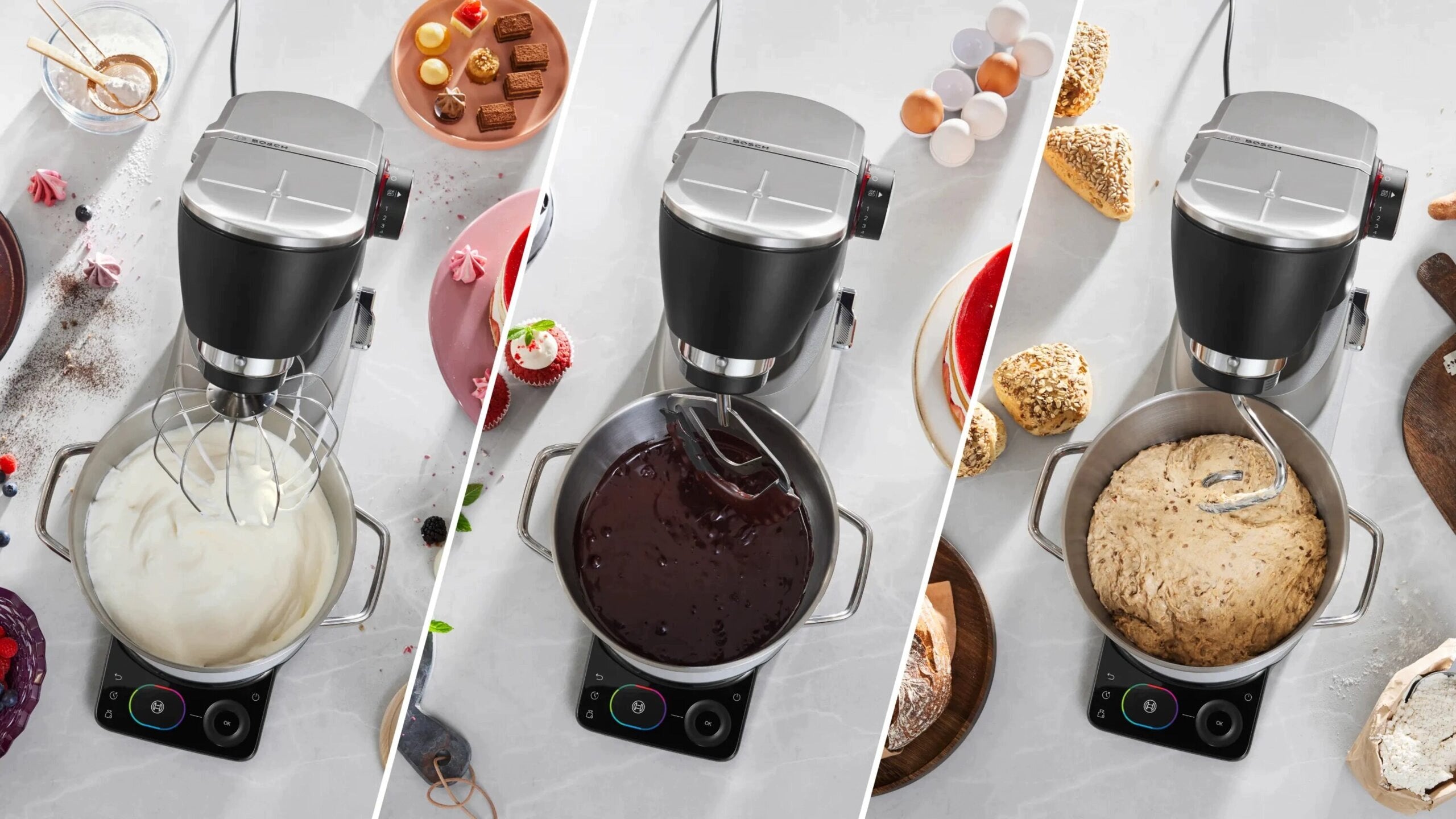 Planetary food processor BOSCH Series 8 MUMS8ZS13 1800W with built-in scale Power rating 1800 W