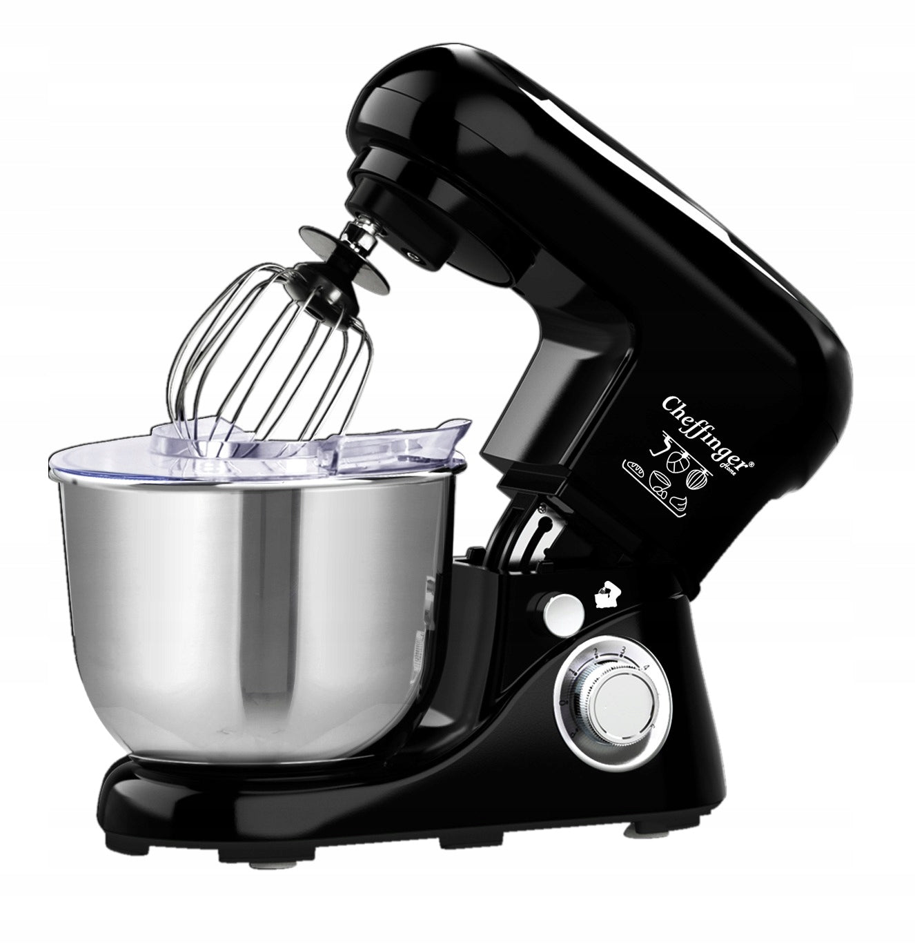 Planetary food processor Cheffinger 1600 W black 6,5l stainless steel