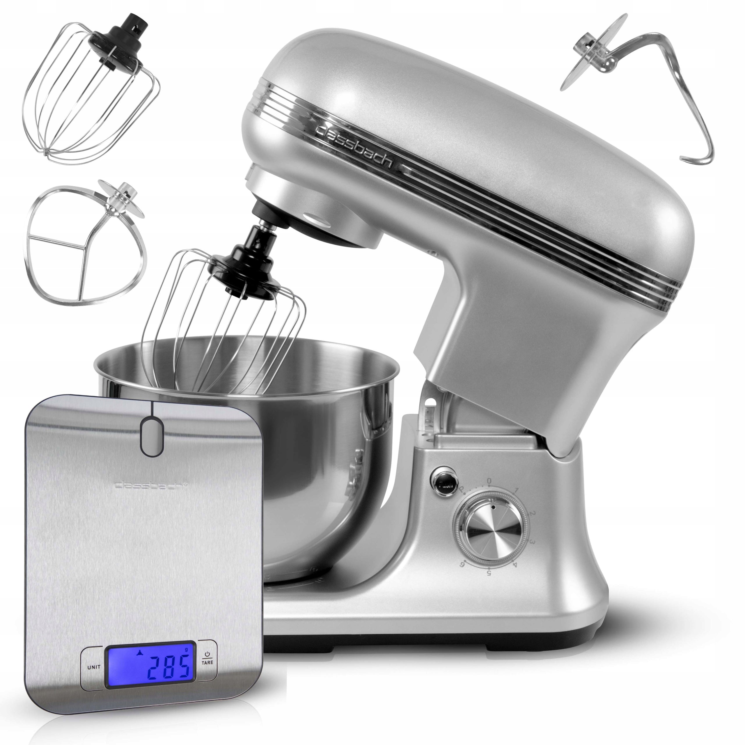 Planetary food processor Classbach C-KM 4004 W + weight