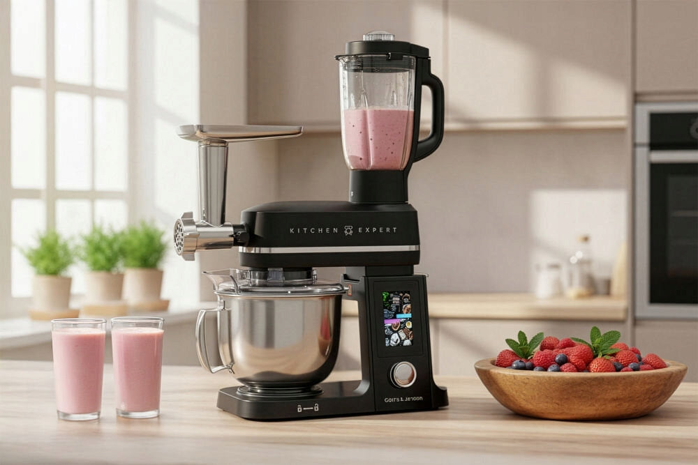 Planetary food processor GÖTZE & JENSEN SB900K 1600W with screen, scale Brand Götze & Jensen