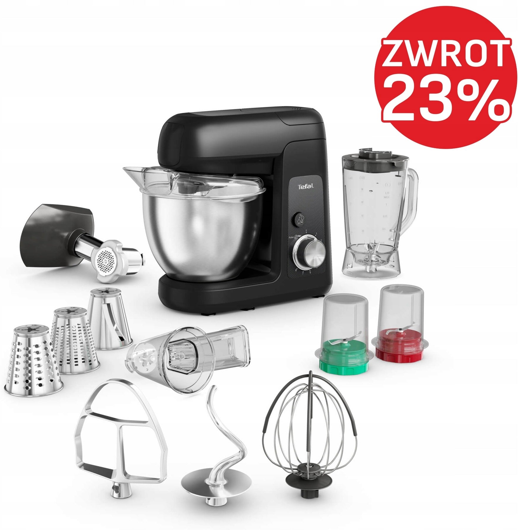 Planetary food processor TEFAL Bake Partner QB525838 1100 W 4,6l