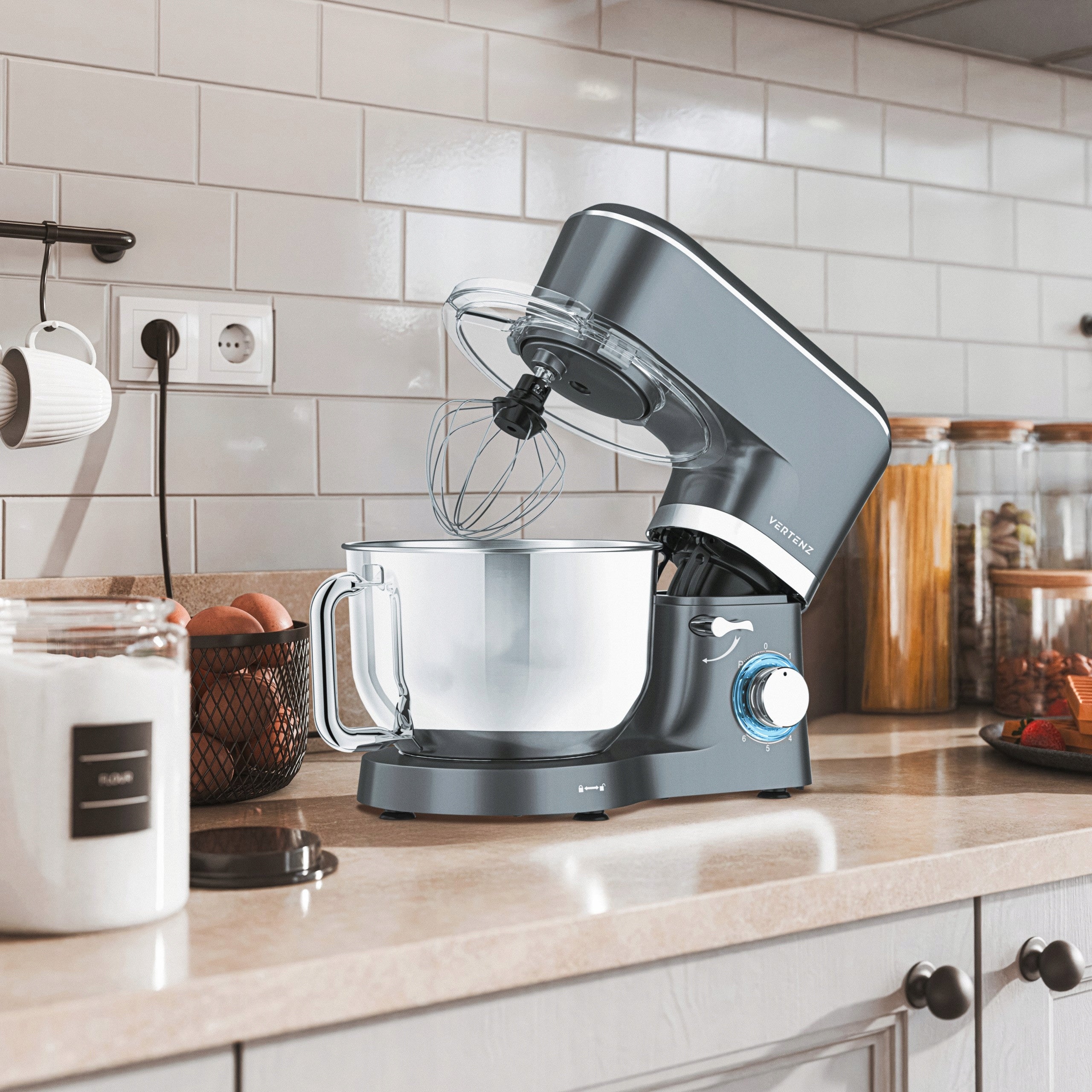 Planetary food processor VERTENZ multifunction mixer with bowl 5,5L 1900W Packaging status original