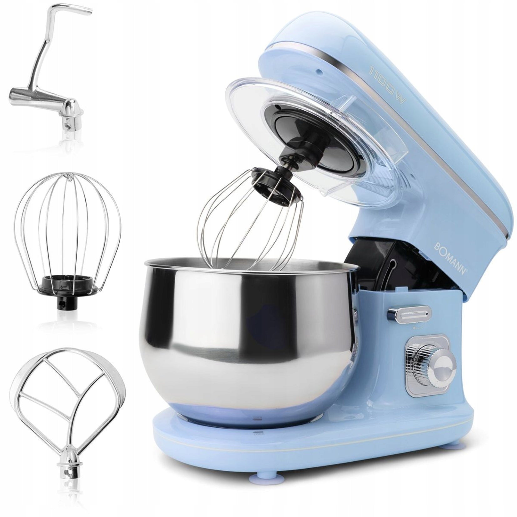 Planetary food processor for cake Bomann KM 6030 Blue