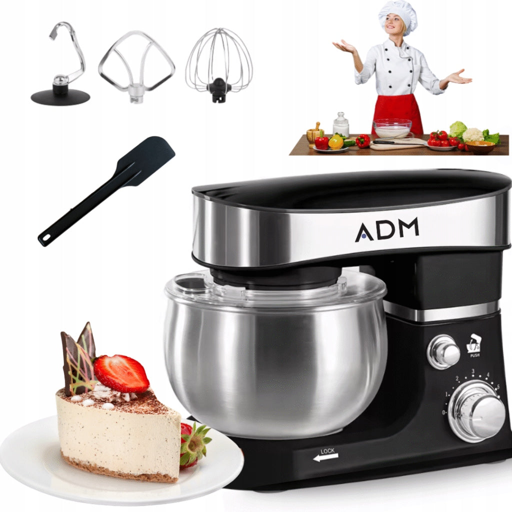 Planetary mixer ADM 700W with stainless steel bowl 3L
