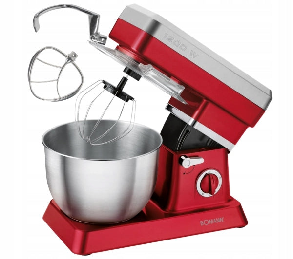 Planetary robot Bomann KM 398 CB 1200W Red for Mixing Whipping Brand Bomann