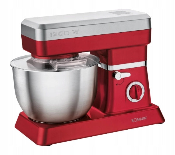 Planetary robot Bomann KM 398 CB 1200W Red for Mixing Whipping Packaging status original