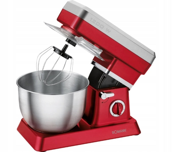 Planetary robot Bomann KM 398 CB 1200W Red for Mixing Whipping